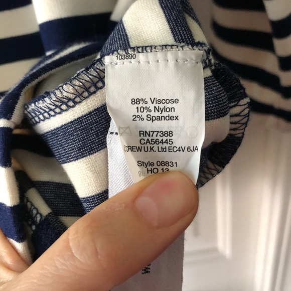 Madewell Stripeturn Ponte Top - Picture 5 of 5